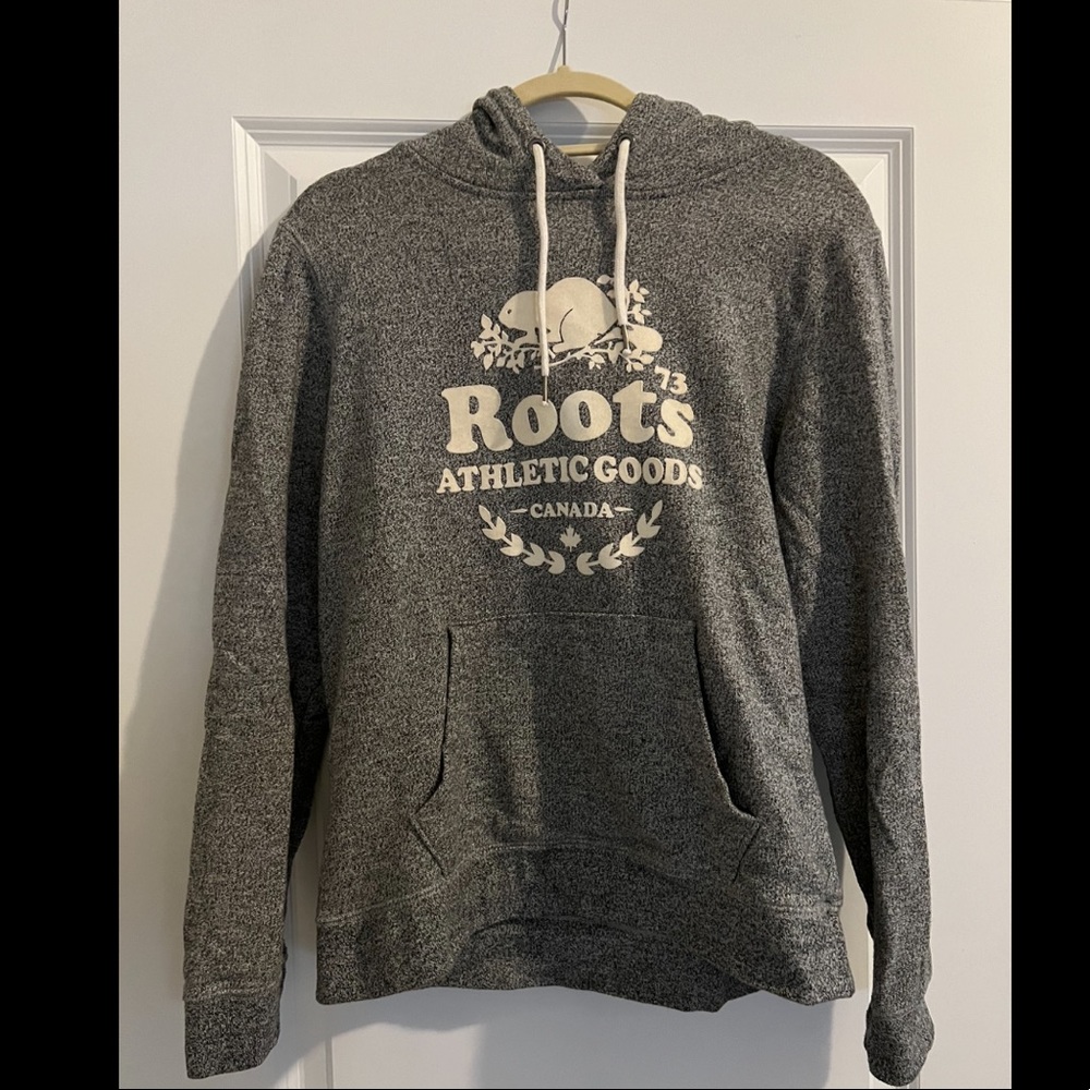 Roots Gray Hoodie Sweatshirt